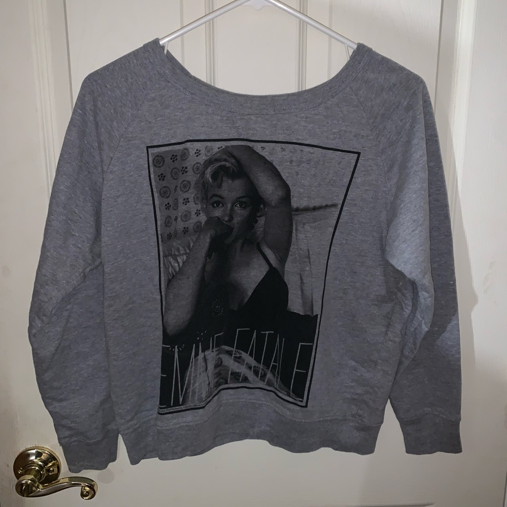 Hollywood Legend, Marilyn Monroe femme fatale sweatshirt